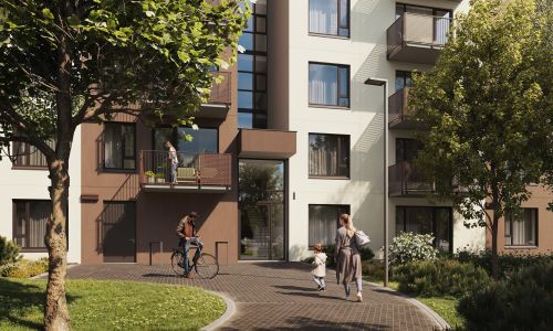 Pillar Jaunie dzīvokļi Iļģuciema mājas Eksterjers