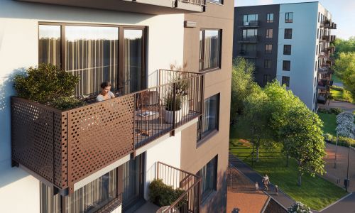 Pillar Jaunie dzīvokļi Iļģuciema mājas Eksterjers