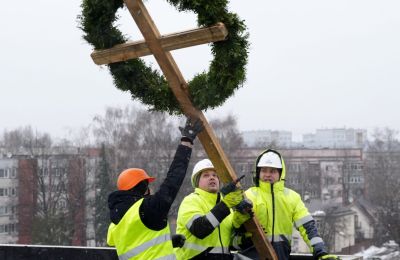 Pillar Dārzciema liepas project celebrates the topping-out ceremony