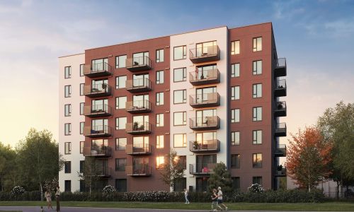 Pillar Jaunie dzīvokļi Iļģuciema mājas Eksterjers