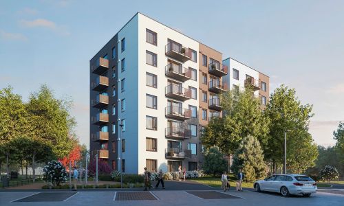 Pillar Jaunie dzīvokļi Iļģuciema mājas Eksterjers
